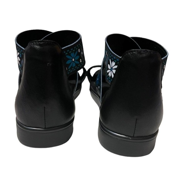 Alegria Sandal Size 38 US 8-8.5 Lucia Aqua Adjustable Cross-Strap Sandals - Picture 6 of 8